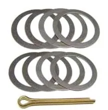 Front Wheel Axle Shims Kit for