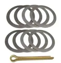 Front Wheel Axle Shims Kit for